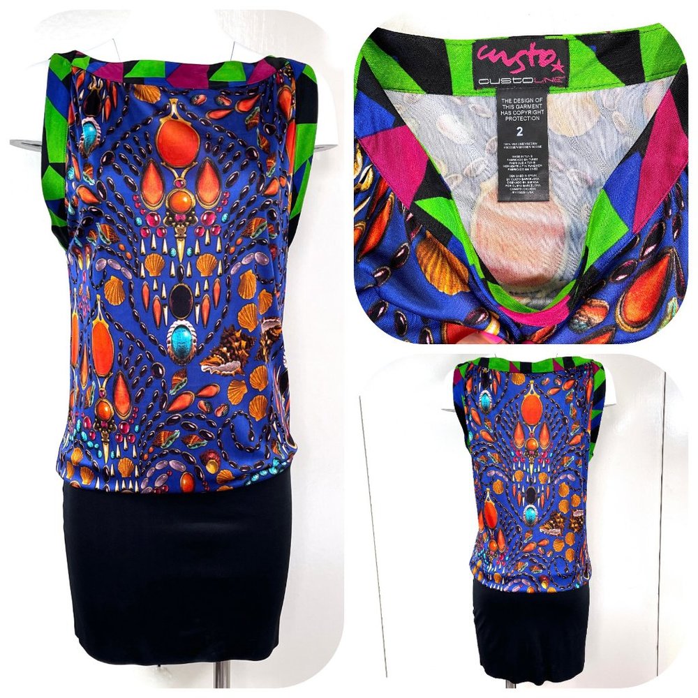 Auc Custo Barcelona sleeveless dress 2